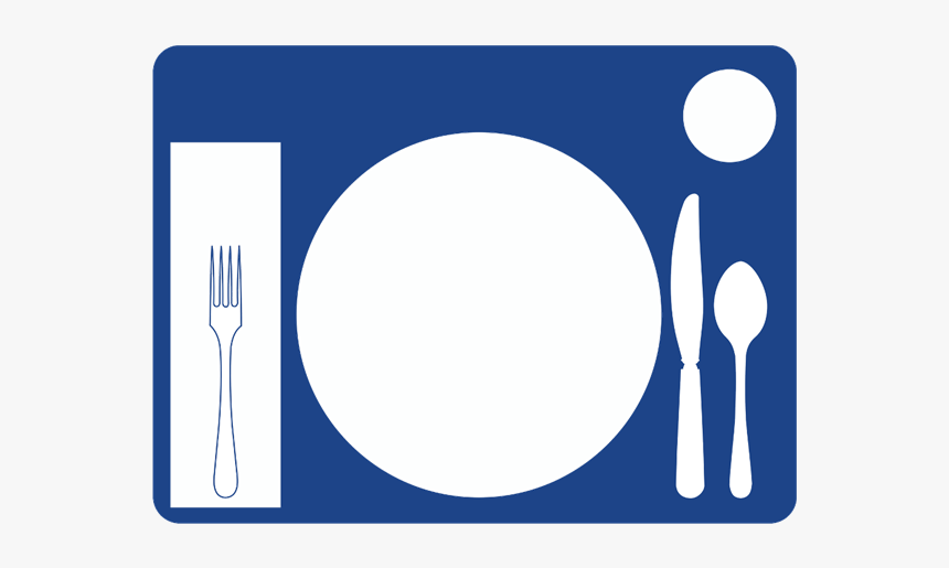 Non-slip Placemats With Table Setting Design - Placemats For Dementia, HD Png Download