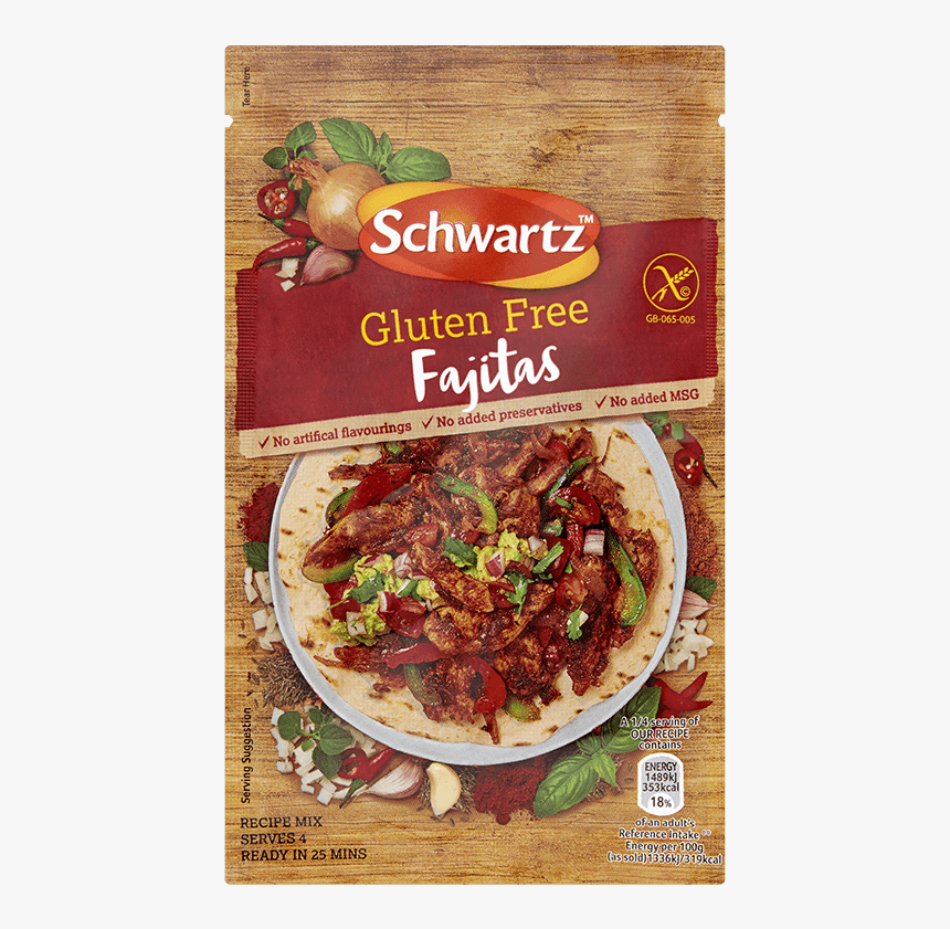 Gluten Free Fajitas Copy - Schwartz Gluten Free, HD Png Download