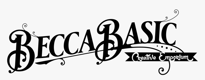 Horiz Black No Distress - Calligraphy, HD Png Download