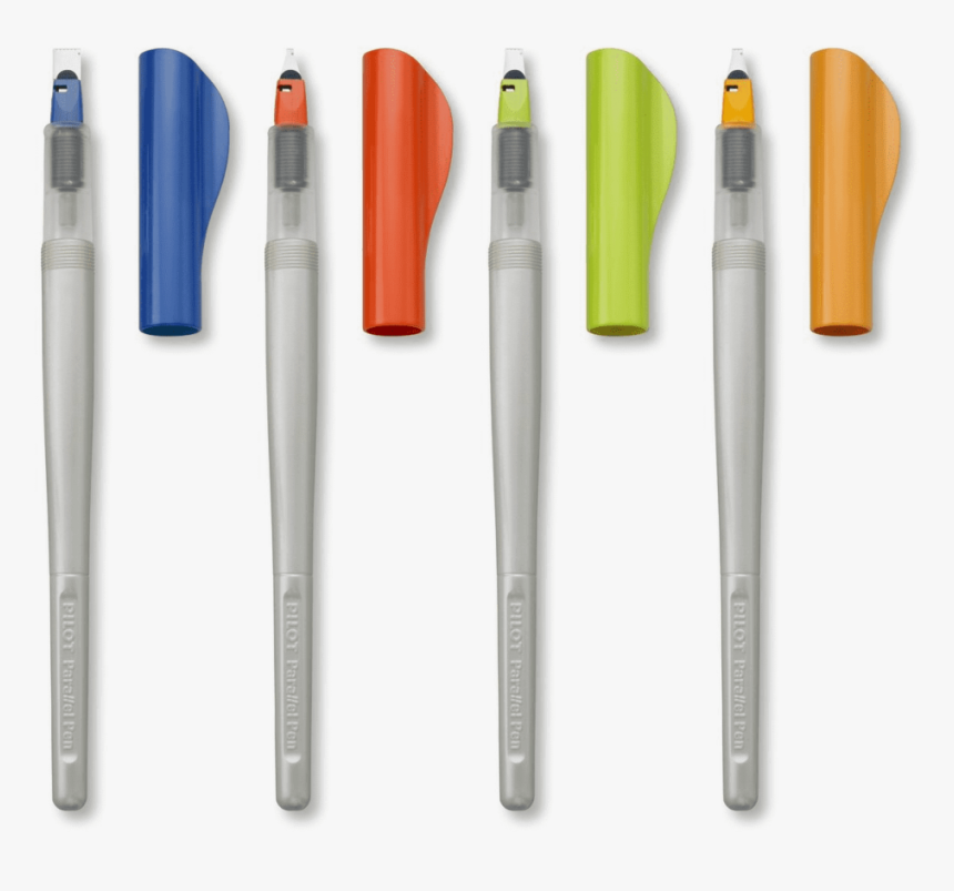 The Four Different Sizes Of Pilot Parallel Pens - Pilot 2.4 Parallel Pen, HD Png Download