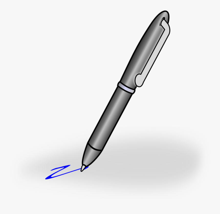 Pen Clipart Fountain Pen - Ballpen Clipart, HD Png Download