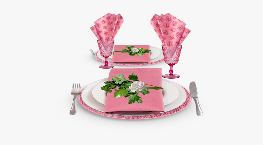 #plate #plates #tableware #flatware #tablesetting #pink - Cake Decorating, HD Png Download
