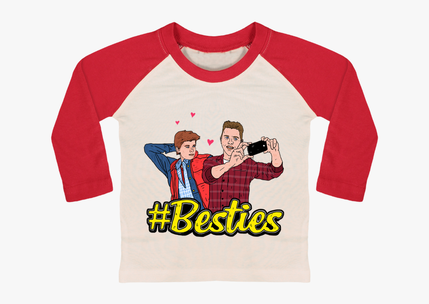 Transparent Marty Mcfly Png - Long-sleeved T-shirt, Png Download