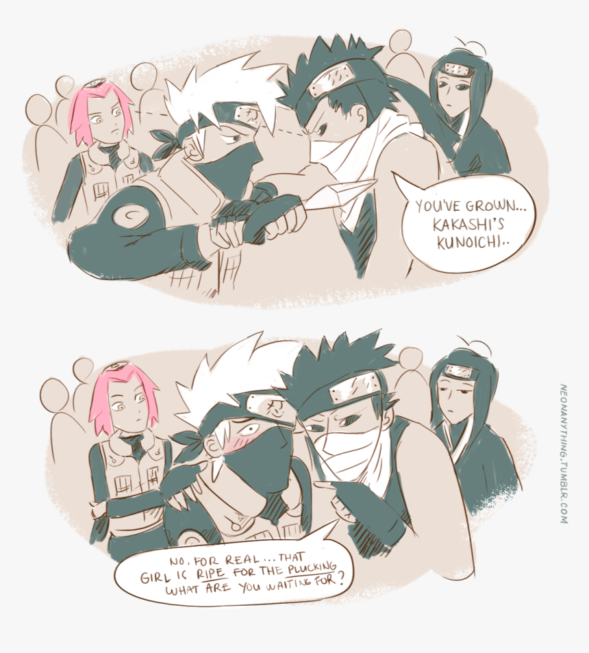 “ Naruto 521
a Quick Little Something For Dimisfit - Jealous Kakashi, HD Png Download