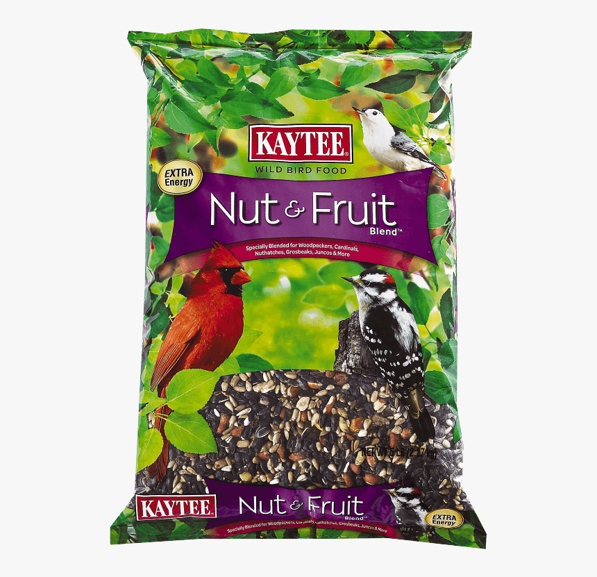 Kaytee Nut And Fruit Blend Wild Bird Food - Kaytee Nut & Fruit Blend Wild Bird Food, HD Png Download