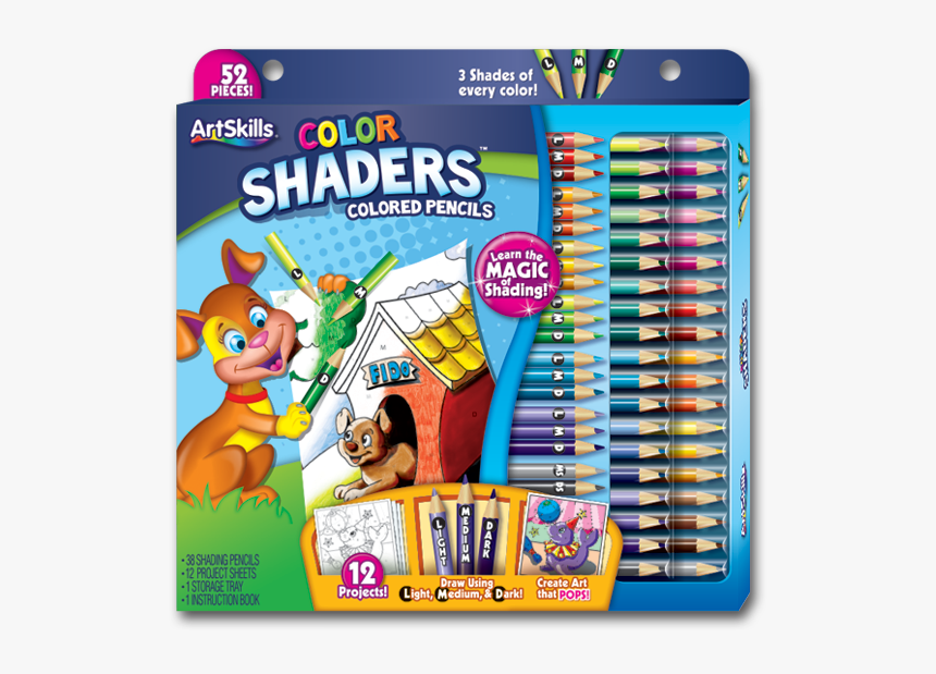 Artskills Color Shader Pencils, 1 Each - Artskills Color Shaders Colored Pencils, HD Png Download