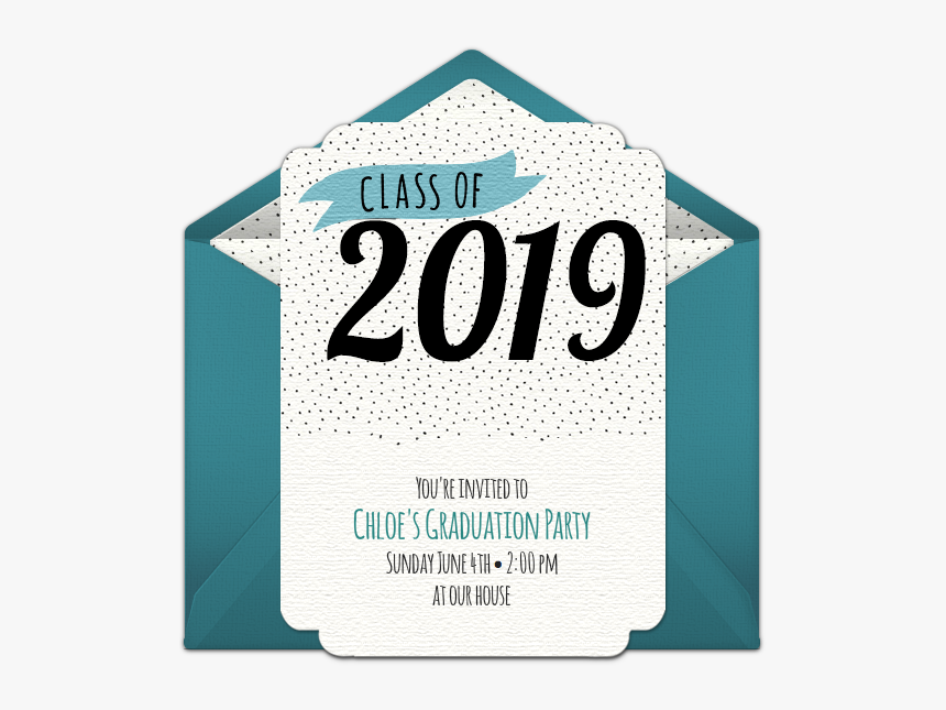 Online Graduation Invitations Template, HD Png Download