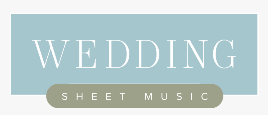 Wedding Sheet Music - Tan, HD Png Download