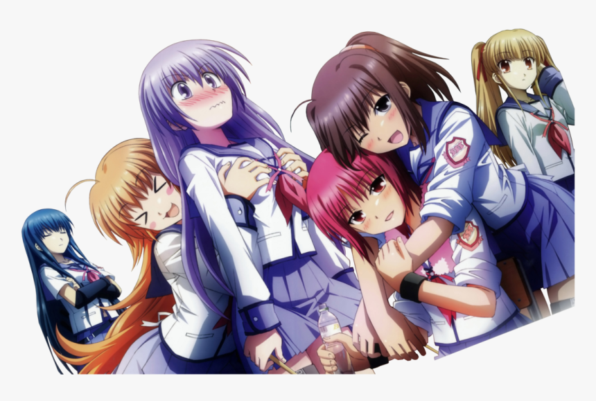 Transparent Angel Beats Png - Angel Beats Girls, Png Download