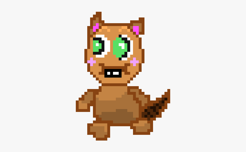 Squirrel Pixel Art Gif, HD Png Download