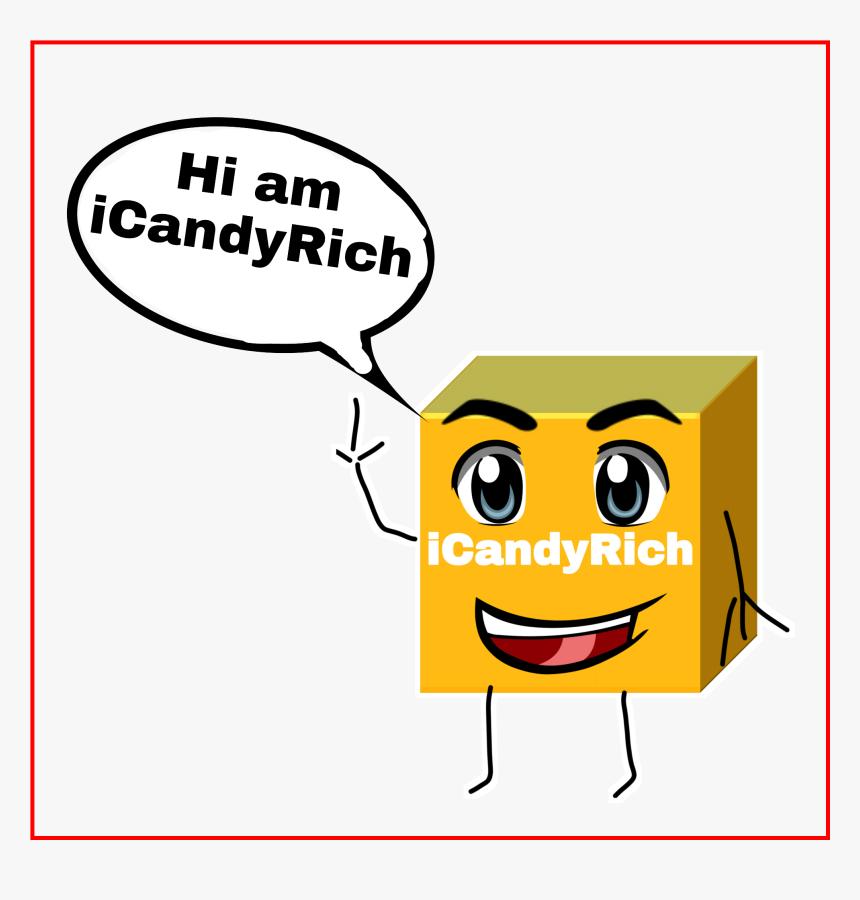 Hi Am Icandyrich Speech Bubble Logo Png Free Download - List Gończy Wzór, Transparent Png