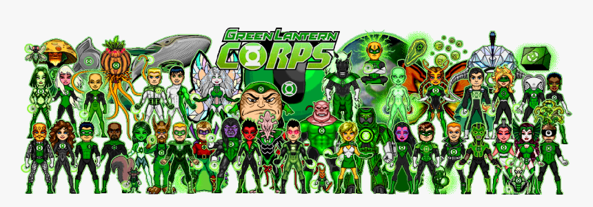 Green Lantern Microheroes, HD Png Download
