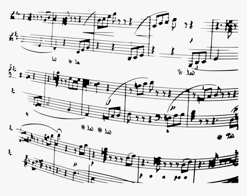 Musical Notes Background Png, Transparent Png