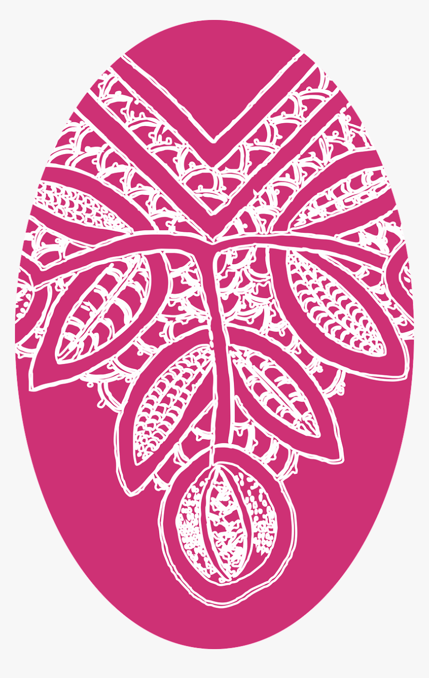 Egg Easter Lace Free Photo - Gambar Motif Pada Telur, HD Png Download