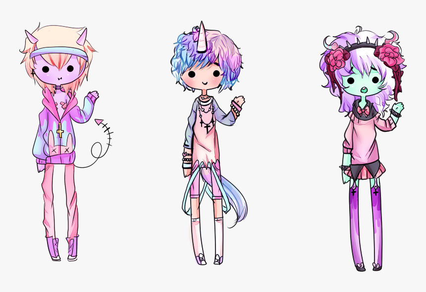 28 Images About Pastel Goth On We Heart It - Ropa Pastel Boyos, HD Png Download