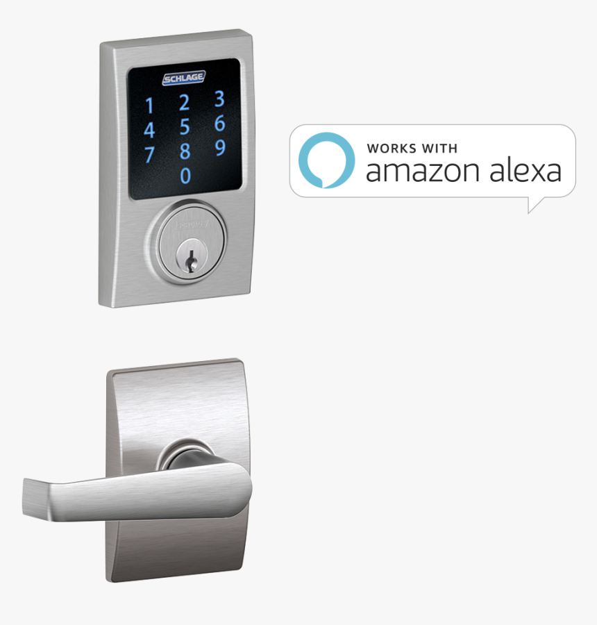 Schlage Be469nxc Touchscreen Deadbolt, HD Png Download