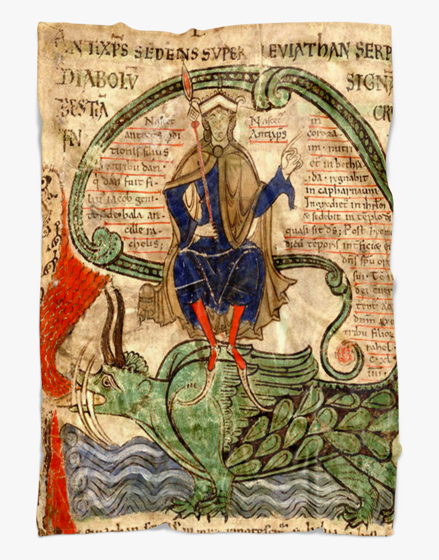 Antichrist Upon Leviathan Fleece Blanket, HD Png Download