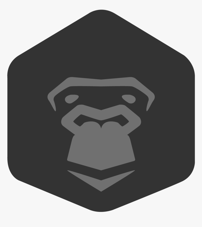 Gorilla Png -gorilla Head Png - Emblem, Transparent Png