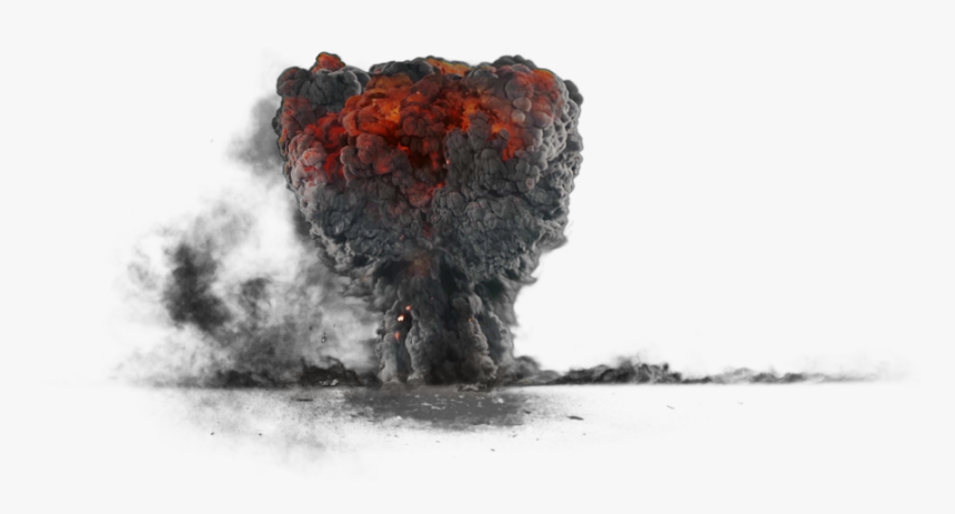 Explosion With Dark Smoke Png Image - Still Life, Transparent Png