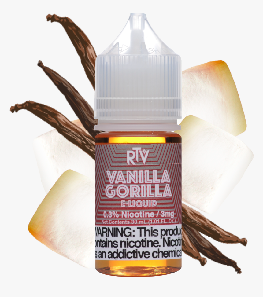 E-liquid Vanilla Gorilla - Bottle, HD Png Download