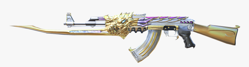 Ak 47 Beast Imperial Gold , Png Download - Weapon, Transparent Png