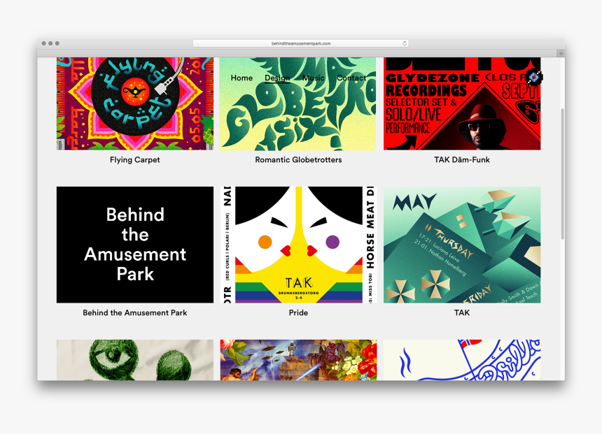 Behind The Amusement Park Behind The Amusement Park - Graphic Design, HD Png Download