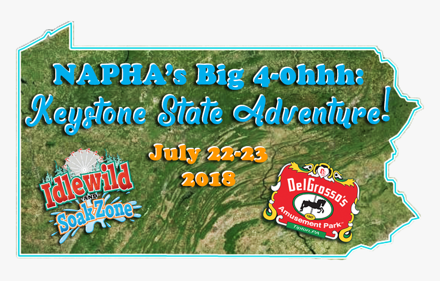 Logos Showing Locations Of Napha S Summer Trip To Idlewild - Delgrosso's Amusement Park, HD Png Download