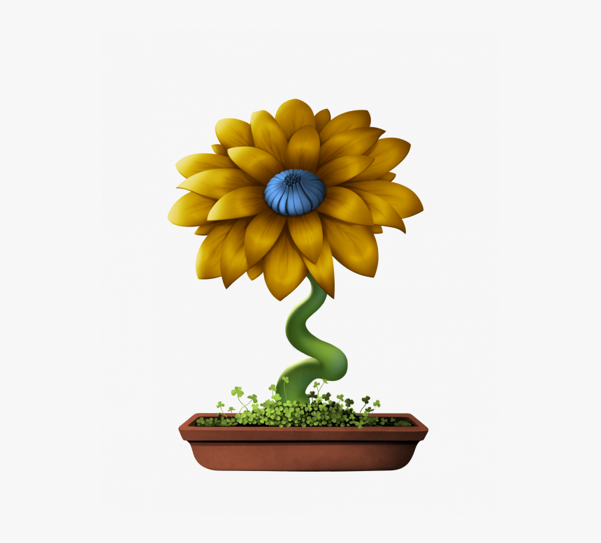 Blue Sun - Cryptoflowers, HD Png Download