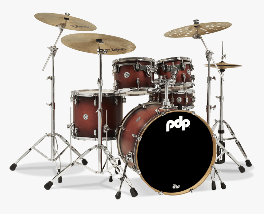 Satin Tobacco Burst - Pdp Concept Maple Shell Pack 5 Piece Satin Tobacco, HD Png Download