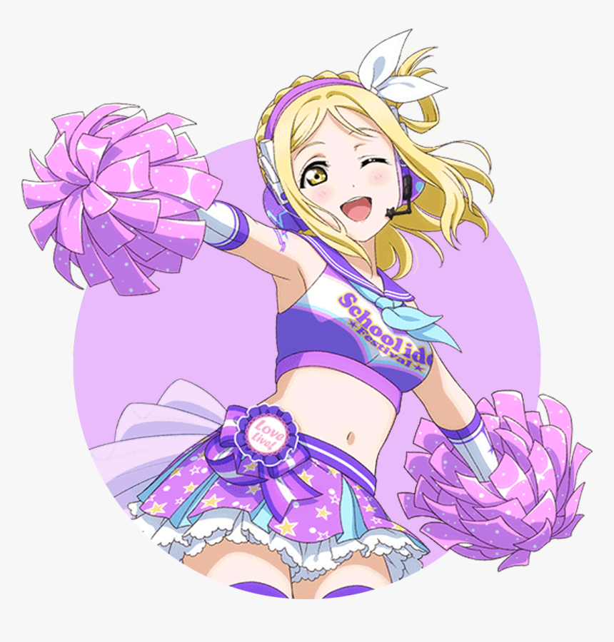 Love Live Photo Edits~ Cheerleader Mari Icons - Mari Ohara Transparent Cards, HD Png Download