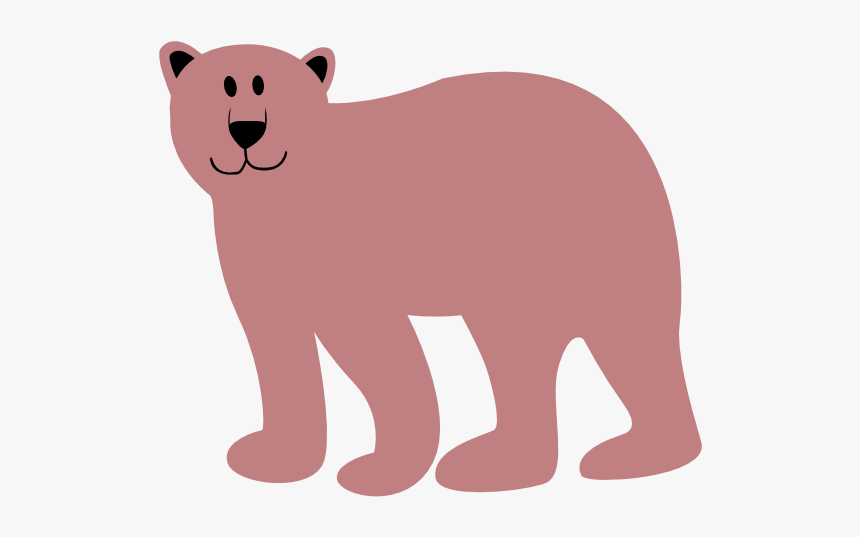 Bear Old Rose Art 555px - Bear Clipart Transparent Background, HD Png Download