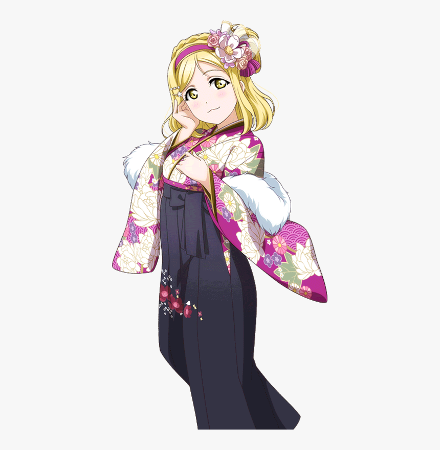 Love Live New Years Mari, HD Png Download