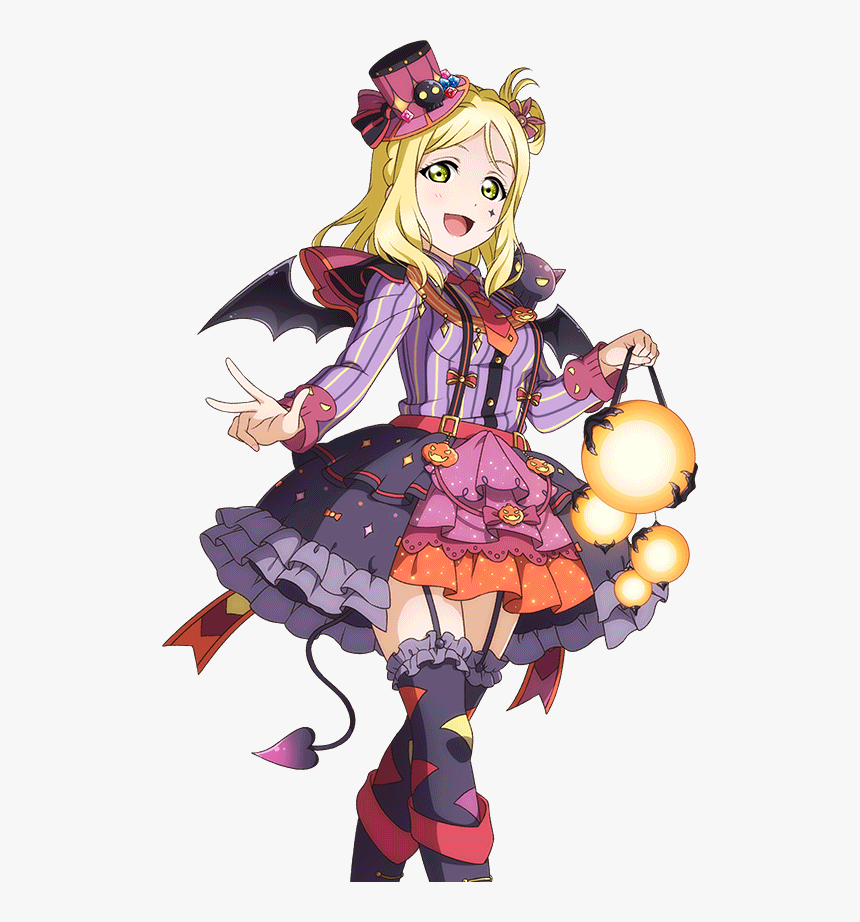 #llsif #love #live #lovelive #mariohara #anime #guiltykiss - Love Live Mari Ohara Halloween, HD Png Download