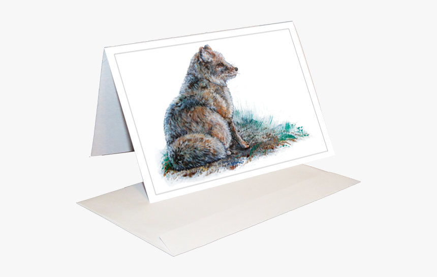 Corsac Fox Greeting Card - Cat, HD Png Download