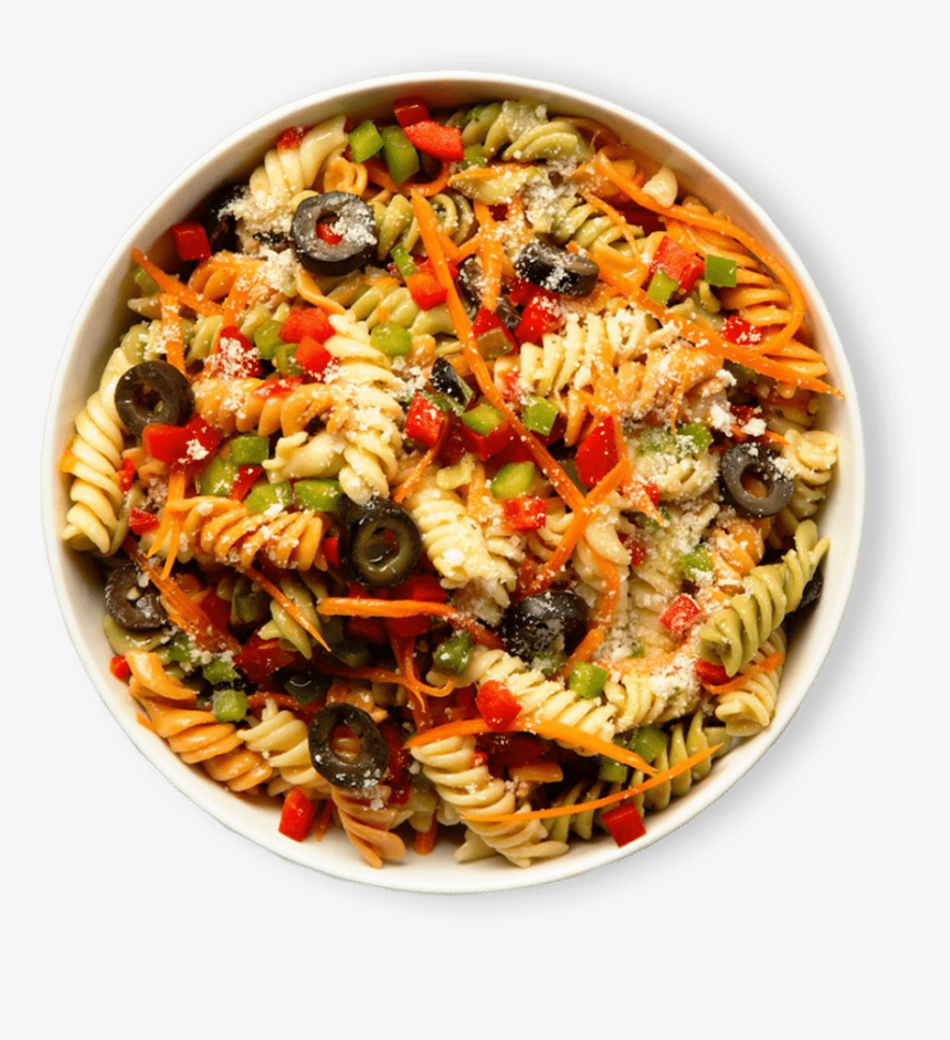 Tri Color Twist Pasta Salad - Rotini, HD Png Download