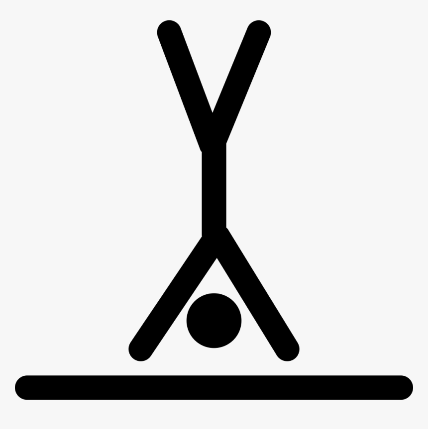 Gymnast Inverted On A Stand, HD Png Download