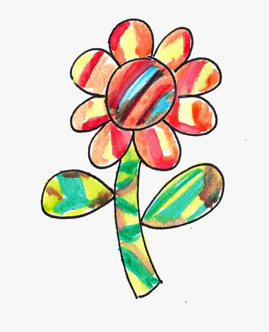 Painted Collage Art - Circle, HD Png Download