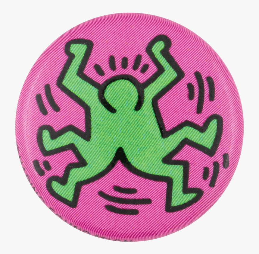 Keith Haring Twins Art Button Museum - Split Figure Popsocket, HD Png Download