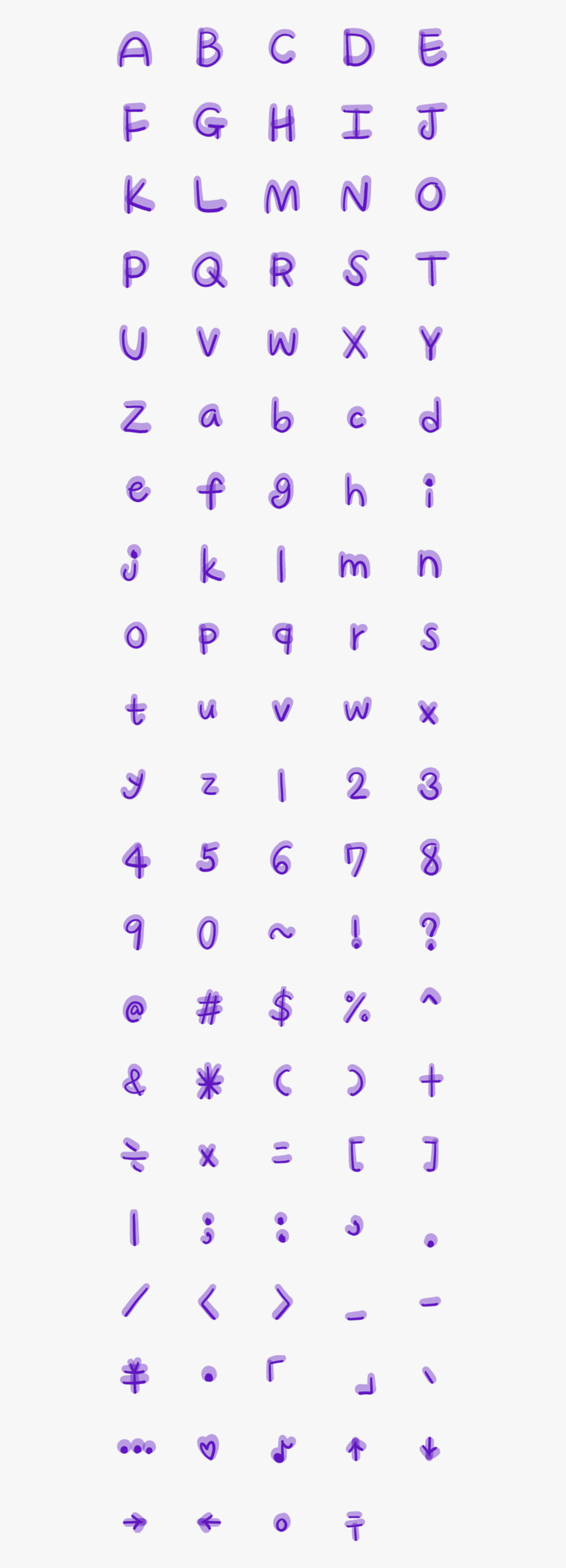 ตัว อักษร ภาษา อังกฤษ สี รุ้ง, HD Png Download