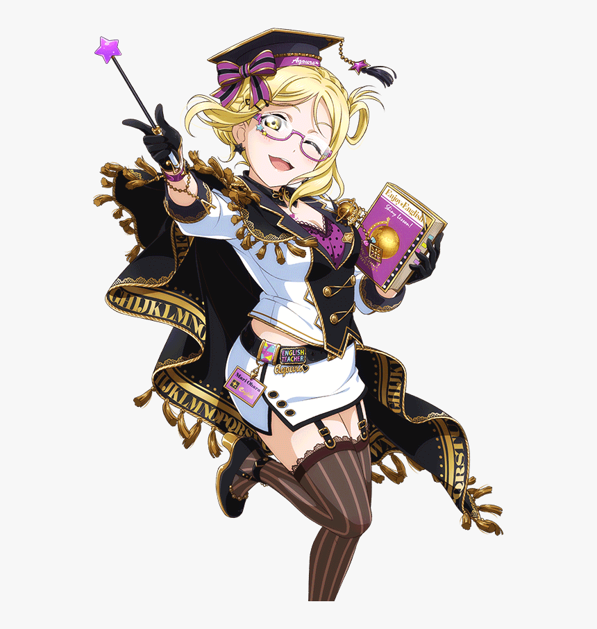#mariohara #lovelive #mari #freetoedit - Mari Ohara Cards Ur, HD Png Download