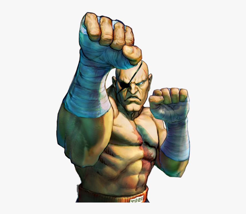 Street Fighter Origin Sagat , Png Download - Sagat Street Fighter Png, Transparent Png