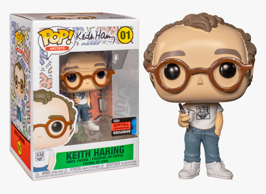 Keith Haring Pop Vinyl Figure - Funko Jean Michel Basquiat, HD Png Download