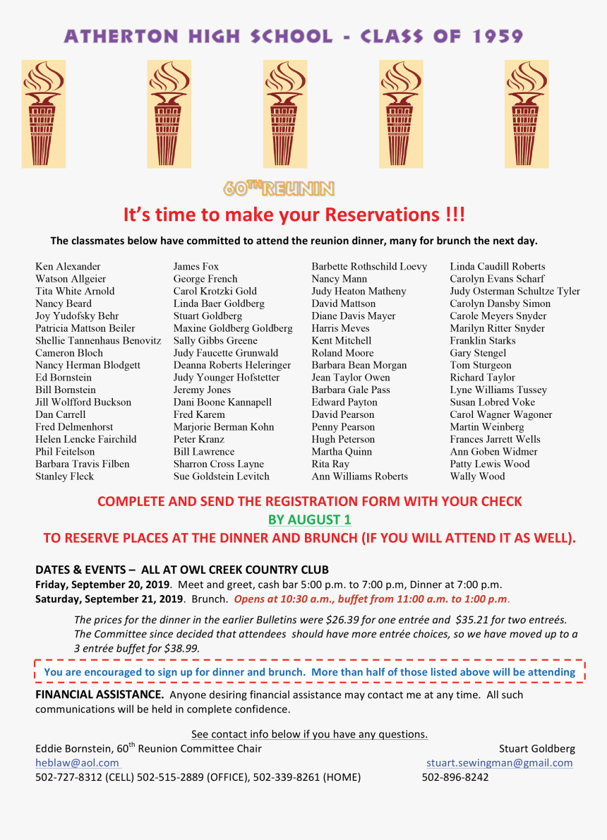 60th Atherton Alumi Reunion - Calligraphy, HD Png Download