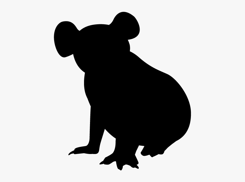 Koala Silhouette Png, Transparent Png