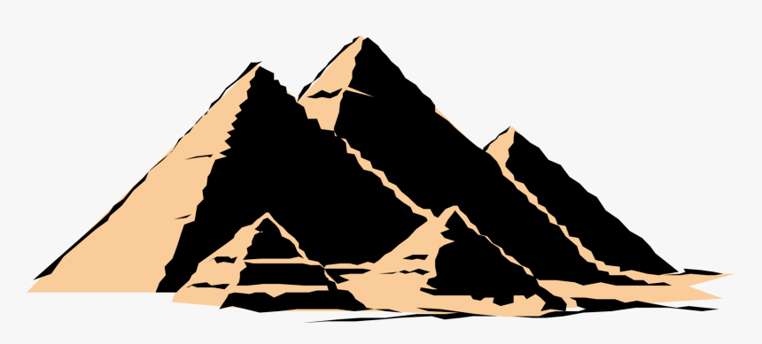 Vector Illustration Of Ancient Egyptian Pyramids Of - Egyptian Wall Decal, HD Png Download