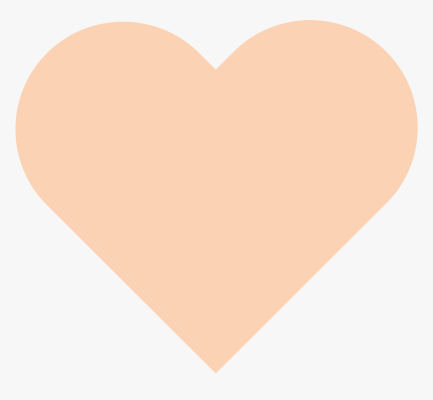 Peach Heart Heart, HD Png Download , Transparent Png Image PNGitem