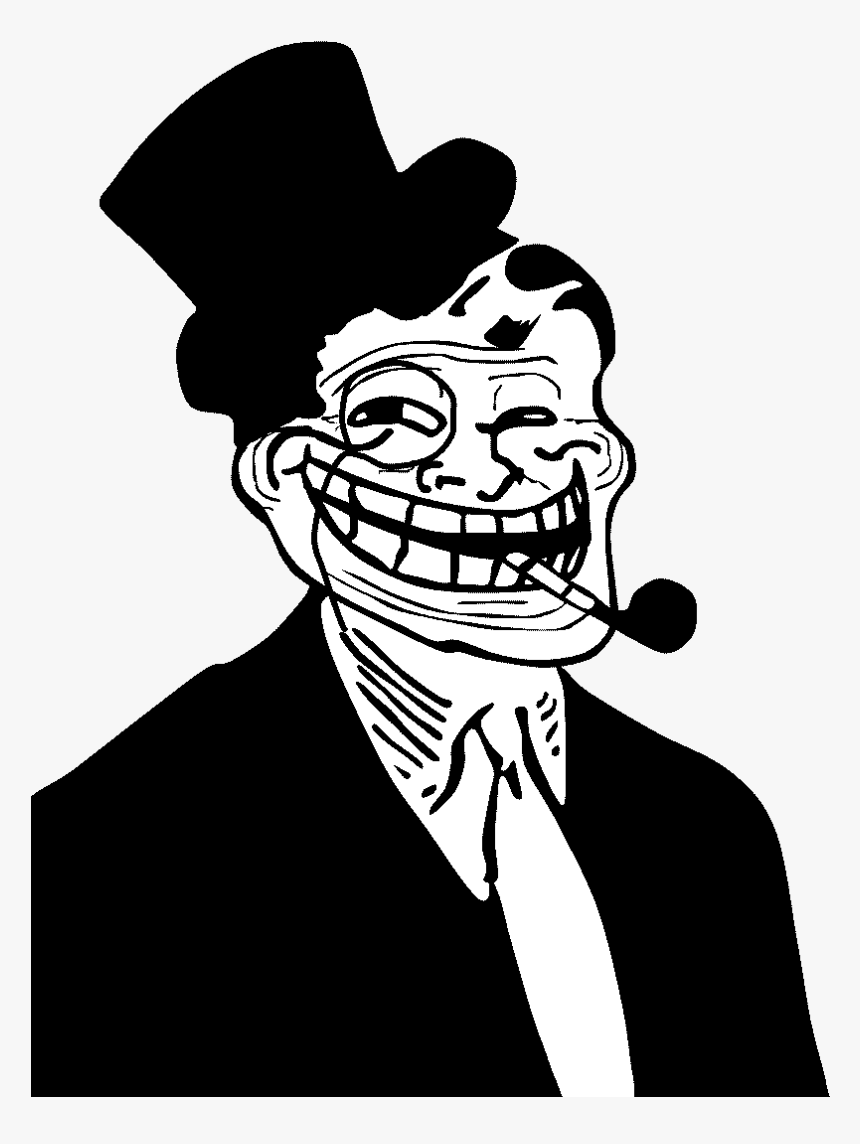Pokkén Tournament Black And White Man Monochrome Photography - Troll Dad Meme Png, Transparent Png