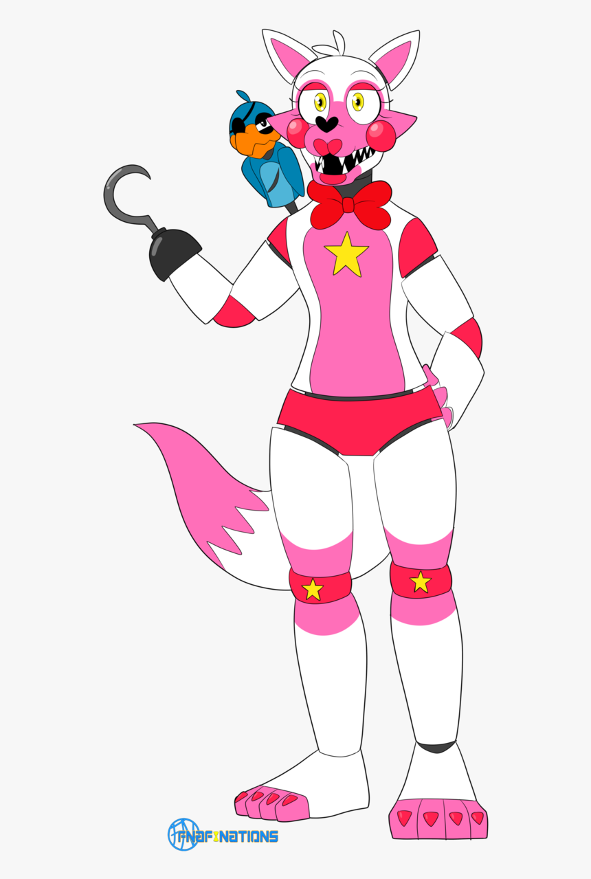 Rockstar Mangle W Crackers - Five Nights At Freddy's Custom Animatronics, HD Png Download