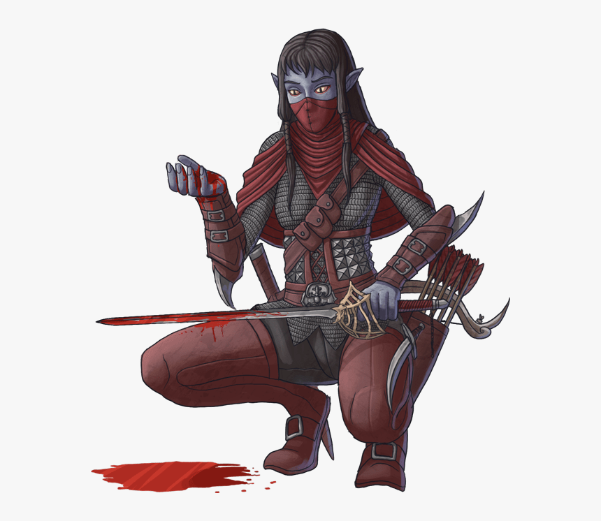Dark Elf Rogue Mastermind, HD Png Download