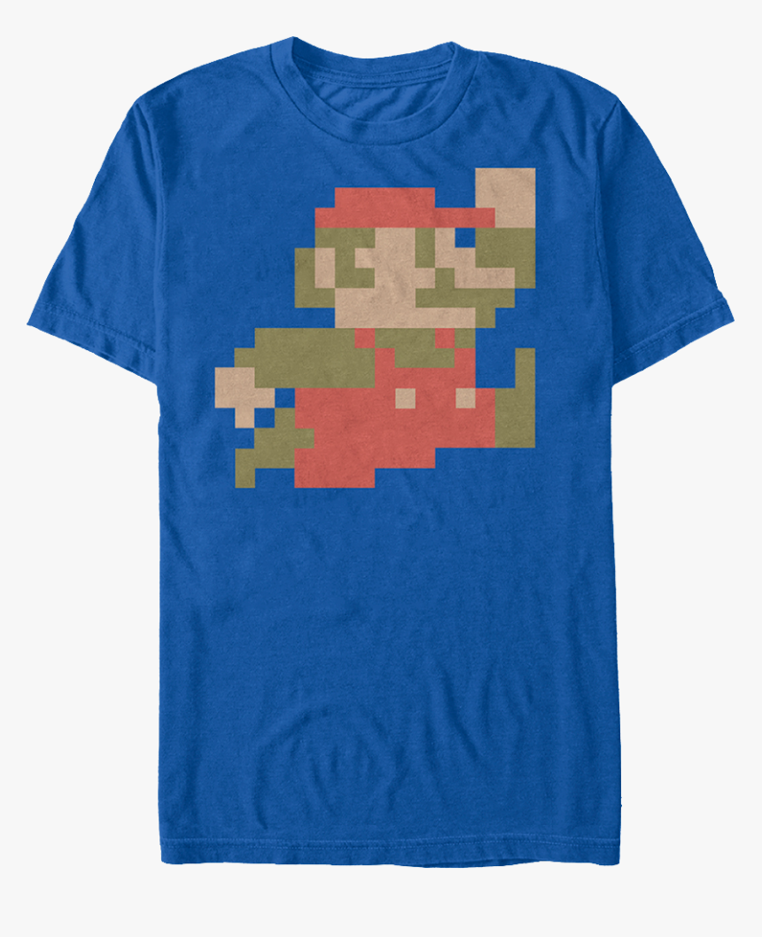 8 Bit Mario Shirt - Super Mario Bros Tshirt, HD Png Download